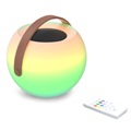 Candeeiro Multicolor com Coluna Bluetooth Ksix Bubble - Branco