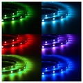 Fio RGB LED Colorido Ksix com Controlo Remoto - 2x5m