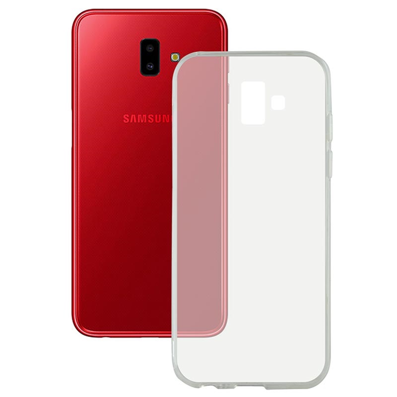 Capa de TPU Ultrafina Ksix Flex para Samsung Galaxy J6+ - Transparente