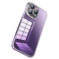 Capa Híbrida Luphie Anti-Scratch para iPhone 14 Pro - Púrpura