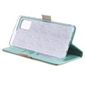 Bolsa tipo Carteira Lace Pattern para Samsung Galaxy A41 - Verde