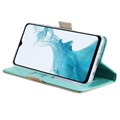 Bolsa tipo Carteira Lace Pattern para Samsung Galaxy A23 - Verde