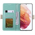 Bolsa tipo Carteira Lace Pattern para Samsung Galaxy A53 5G - Verde