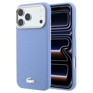 Capa para iPhone 18 Pro Lacoste Champs Élysées - Compatível com MagSafe - Azul