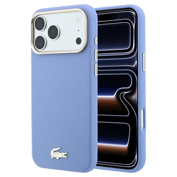 Capa para iPhone 18 Pro Max Lacoste Champs Élysées - Compatível com MagSafe - Azul