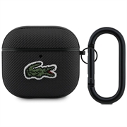 Capa AirPods 4 Lacoste Petit Pique Croc Logo Patch - Preto