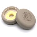 Almofadas de espuma com memória em pele para os auscultadores Jabra Evolve2 75 - Almofadas de substituição - Ouro