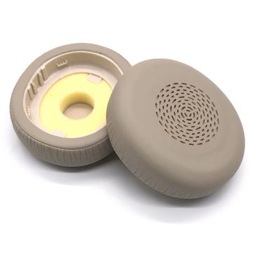 Almofadas de espuma com memória em pele para os auscultadores Jabra Evolve2 75 - Almofadas de substituição - Ouro