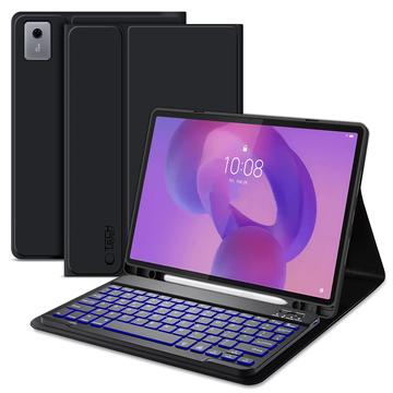Capa para teclado Bluetooth Tech-Protect SmartCase Pen para Lenovo Idea Tab Plus - Preto