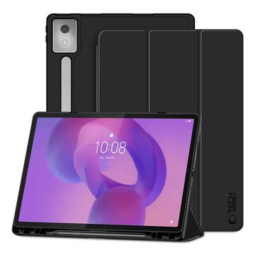 Capa dobrável com três dobras para caneta Tech-Protect SmartCase para Lenovo Idea Tab Pro - Preto