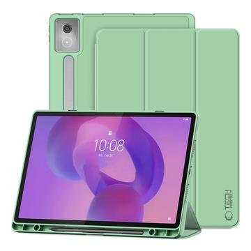 Capa dobrável com três dobras para caneta Tech-Protect SmartCase para Lenovo Idea Tab Pro - Verde