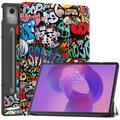Capa Smart Folio Série Tri-Fold para Lenovo Idea Tab Pro - Graffiti