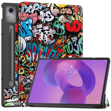 Capa Smart Folio Série Tri-Fold para Lenovo Idea Tab Pro - Graffiti