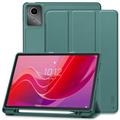 Capa dobrável com três dobras para caneta Tech-Protect SmartCase para Lenovo Tab M11 - Verde