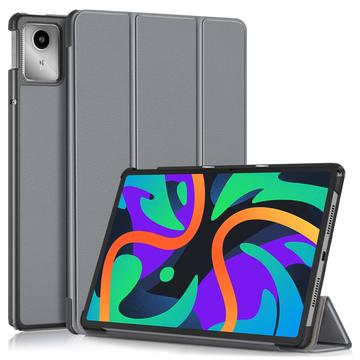 Bolsa Fólio Inteligente Tri-Fold para Lenovo Tab M11 - Cinzento
