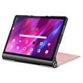 Bolsa Fólio com Suporte para Lenovo Yoga Tab 11 - Cor-de-Rosa Dourado