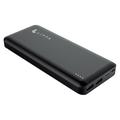 Banco de potência Lippa 65W 26800mAh - 2x USB-A, USB-C - Preto