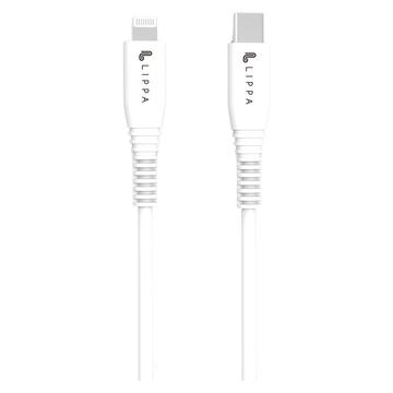 Cabo USB-C / Lightning Lippa 27W - 1m - Branco