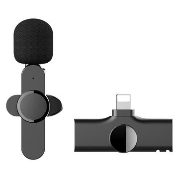 Microfone sem fios Lippa com conetor Lightning - Preto