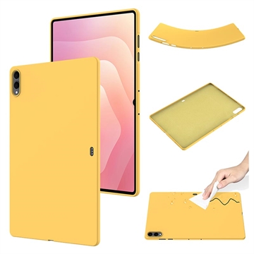 Capa de silicone líquida para Samsung Galaxy Tab S11 Ultra - Amarelo