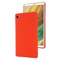 Capa de Silicone Líquido para Samsung Galaxy Tab A7 Lite - Vermelho