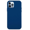 Capa de silicone líquido para iPhone 14 Pro - Azul Escuro