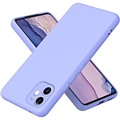 Capa de Silicone Líquido para iPhone 11 - Púrpura