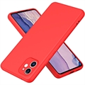 Capa de Silicone Líquido para iPhone 11 - Vermelho