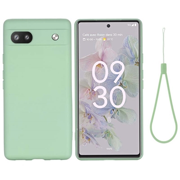 Capa de Silicone Líquido para Google Pixel 6a - Verde