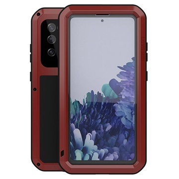 Capa Híbrida Love Mei Powerful para Samsung Galaxy S20 FE - Vermelho