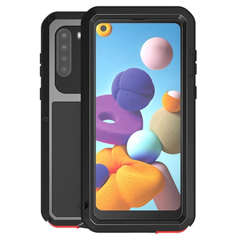 Capa Híbrida Love Mei Powerful para Samsung Galaxy A21