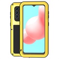 Capa Híbrida Love Mei Powerful para Samsung Galaxy A32 5G/M32 5G - Amarelo