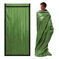 Saco-cama de emergência portátil Luckstone - Verde