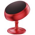 Suporte magnético de luxo em liga de alumínio para Smartphone - Vermelho