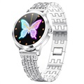 Smartwatch Feminino Luxuoso com Frequência Cardíaca LW07