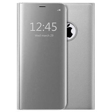 Bolsa tipo Flip Luxury Series View Mirror iPhone 7 Plus / 8 Plus - Prateado