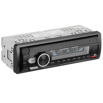 Leitor de MP3 para automóvel inteligente M12 AI com rádio FM - Preto