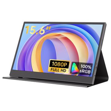 M156F04 Monitor portátil Full HD com altifalantes duplos - 15.6" - Preto