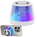 M2 Mini Coluna magnética Bluetooth com luz RGB - Branco