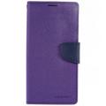 Bolsa Tipo Carteira Mercury Goospery Fancy Diary para Samsung Galaxy S23 Ultra 5G - Púrpura