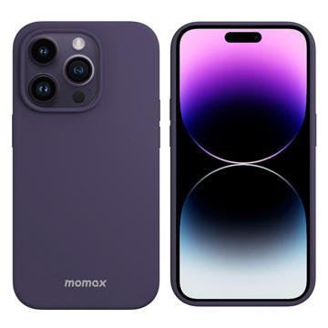 Capa Híbrida Momax Silicone 2.0 para iPhone 14 Pro - Púrpura