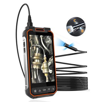 MS20 10m Fio Rígido 5-Inch Screen Borescope Triple Lens Endoscope with LED Light