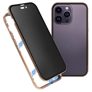 Bolsa Magnética com Vidro Temperado de Privacidade para iPhone 15 Pro Max