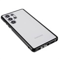 Bolsa Magnética de Vidro Temperado para Samsung Galaxy S22 Ultra 5G - Preto