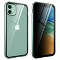 Bolsa Magnética com Vidro Temperado de Privacidade para iPhone 11 - Verde