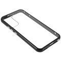 Capa Magnética de Vidro Temperado para Samsung Galaxy S22 5G - Preto 