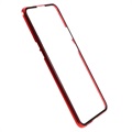 Bolsa Magnética de Vidro Temperado para OnePlus Nord - Vermelho