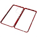 Bolsa Magnética de Vidro Temperado para Samsung Galaxy A53 5G - Vermelho