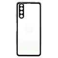 Bolsa Magnética de Vidro Temperado para Sony Xperia 10 IV - Prateado