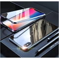 Bolsa Magnética de Vidro Temperado para iPhone XS/X - Preto